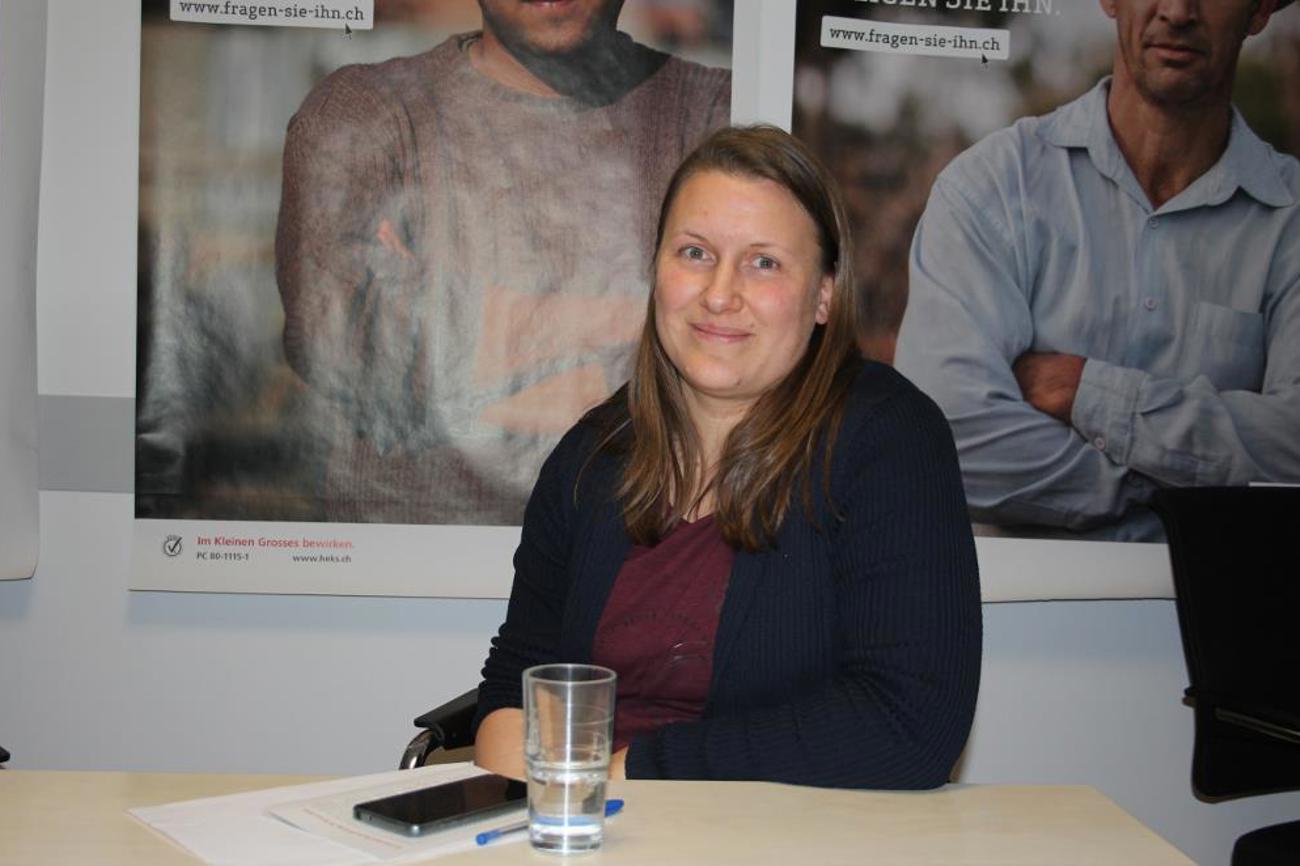 Dora Kanizsai-Nagy engagiert sich dafür, anerkannten Flüchtlingen in Ungarn zur Integration zu verhelfen. | Stefan Schneiter