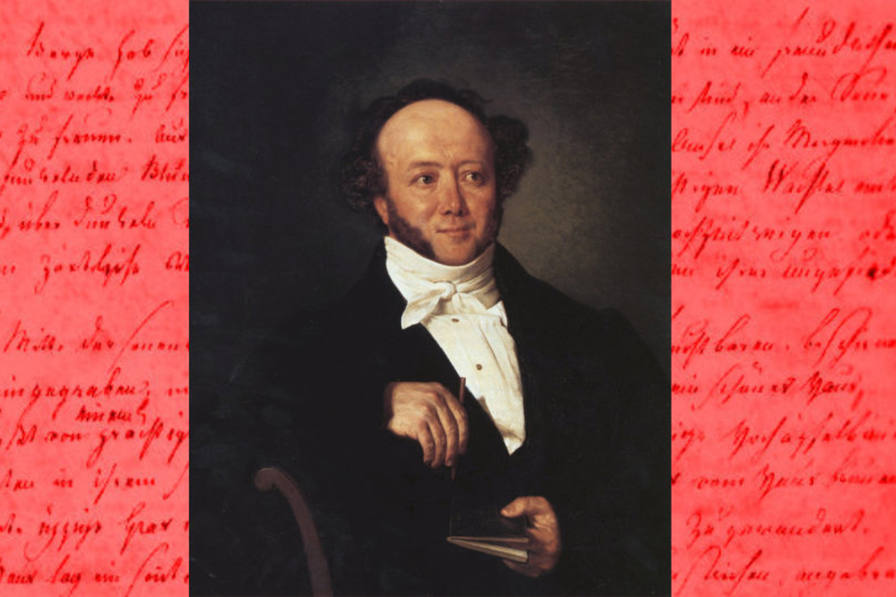 Der Dichter Jeremias Gotthelf hat Weltliteratur erschaffen. | Bild: Johann Friedrich Dietler/Originalmanuskript