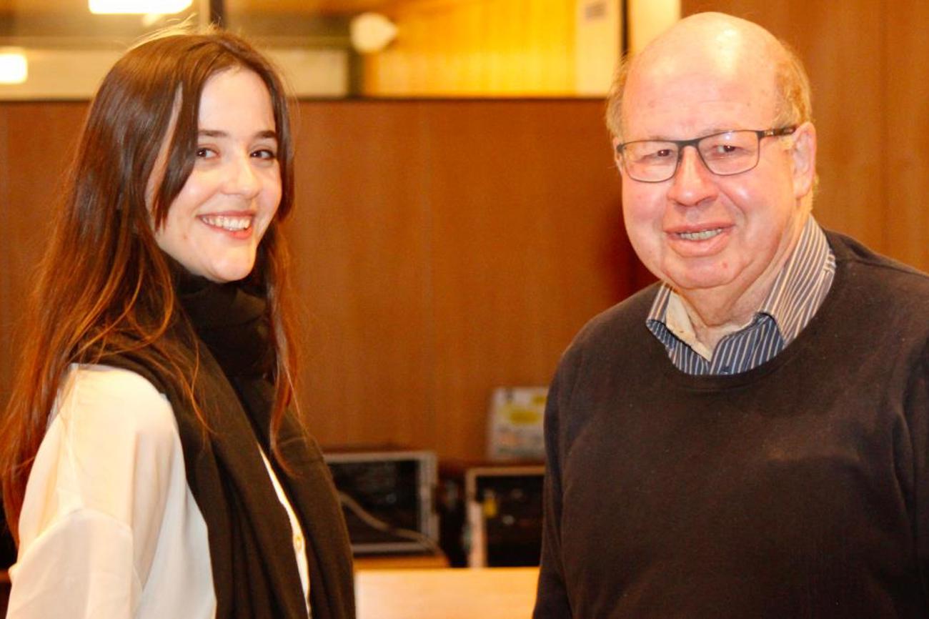 Annalena Guptara und Martin Vogler. | Tilmann Zuber