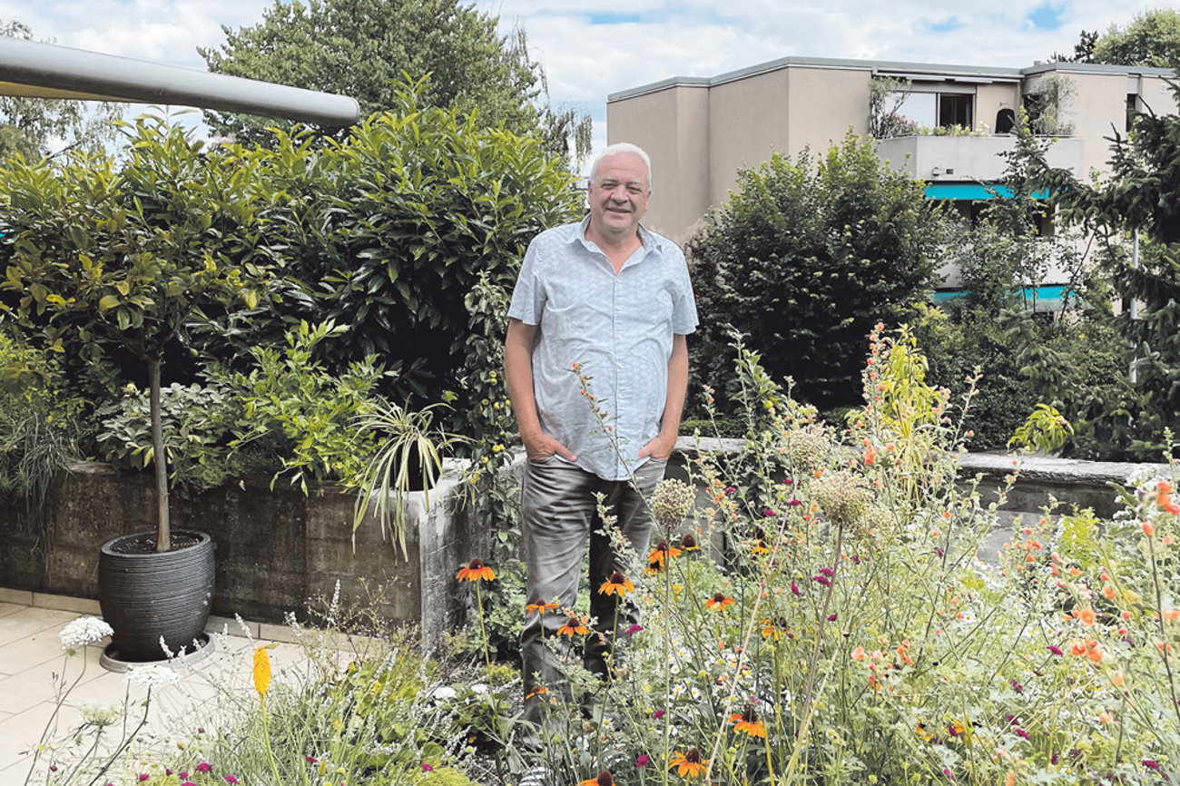 Stephan Maurer: «Mit diesem ökologischen Bauprojekt schaffen wir neuen Wohnraum fürs Hirzbrunnen-Quartier.» | Foto: Schürmann