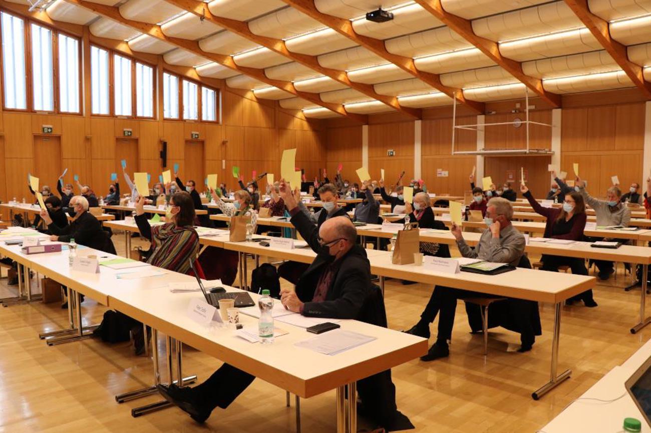 Die Synode genehmigte das Budget 2022 ohne Diskussion. | ERK BL