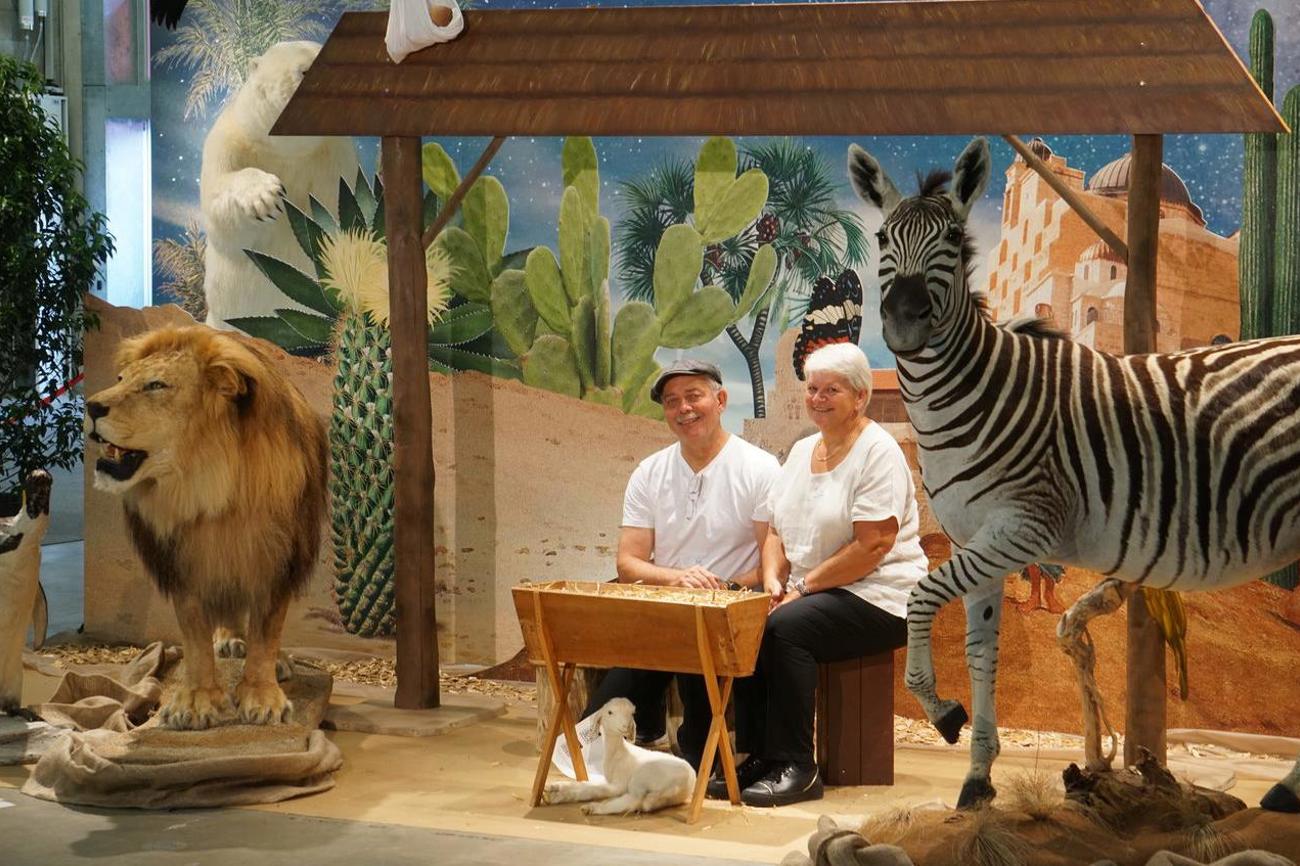 Meta Engler (r.) hilft schon seit Jahren beim Auftritt der reformierten Kirche an der Olma mit. | Stefan Degen