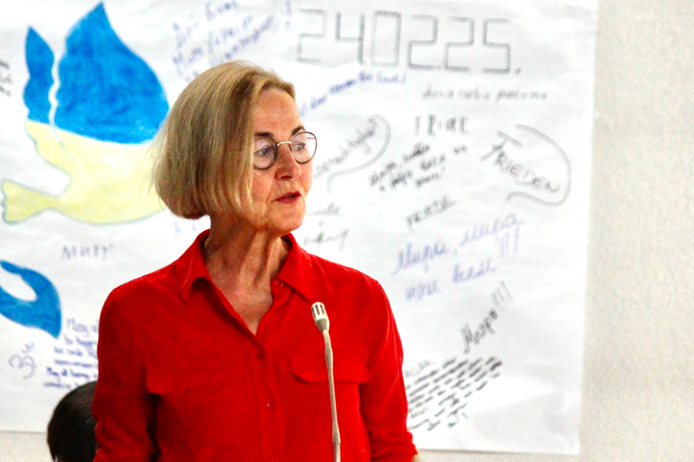 Susanne Schaffner, Solothurner Regierungsrätin: «Alle sind gefordert, zuzuhören, Toleranz zu üben und den freiheitlich-demokratischen Staat ernst zu nehmen.» | Foto: Zuber