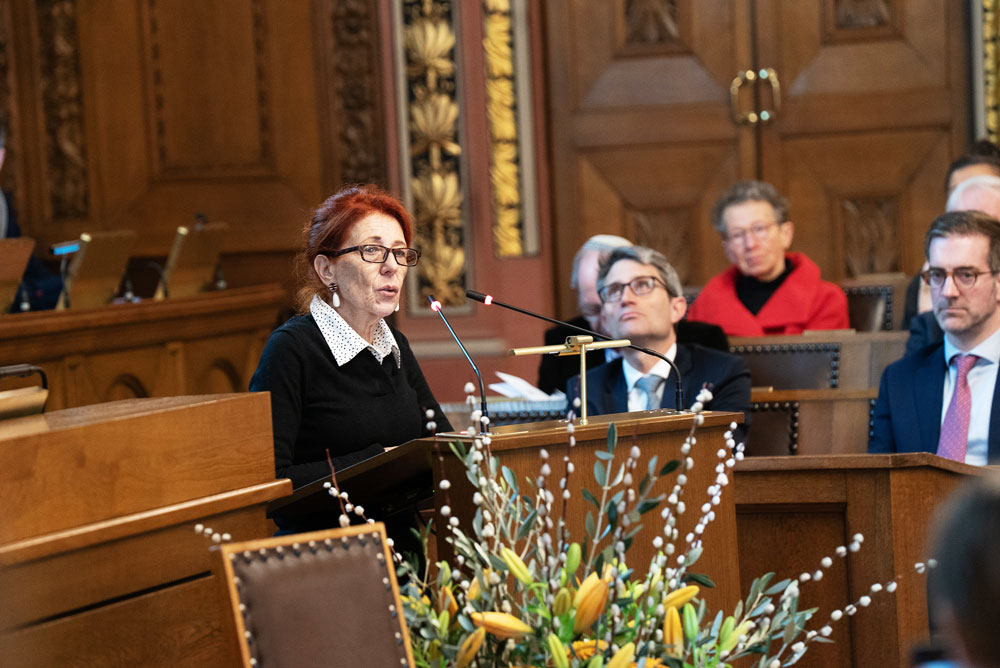 Stefanie Bollag: «Seit dem 7. Oktober ist Leid nicht nur eine Sache des Wissens, sondern auch des Spürens.» Foto: Vera Rüttimann