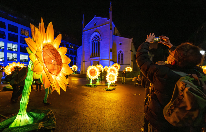 Lichtkunst verwandelt Luzern in eine begehbare Galerie