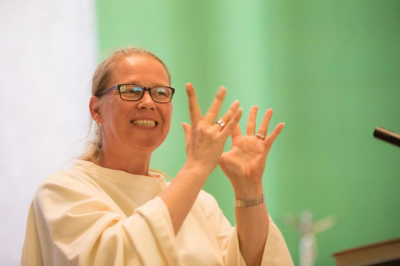 Anita Kohler am Bistumsjugendtag in Windisch 2018. | Matthias Villiger