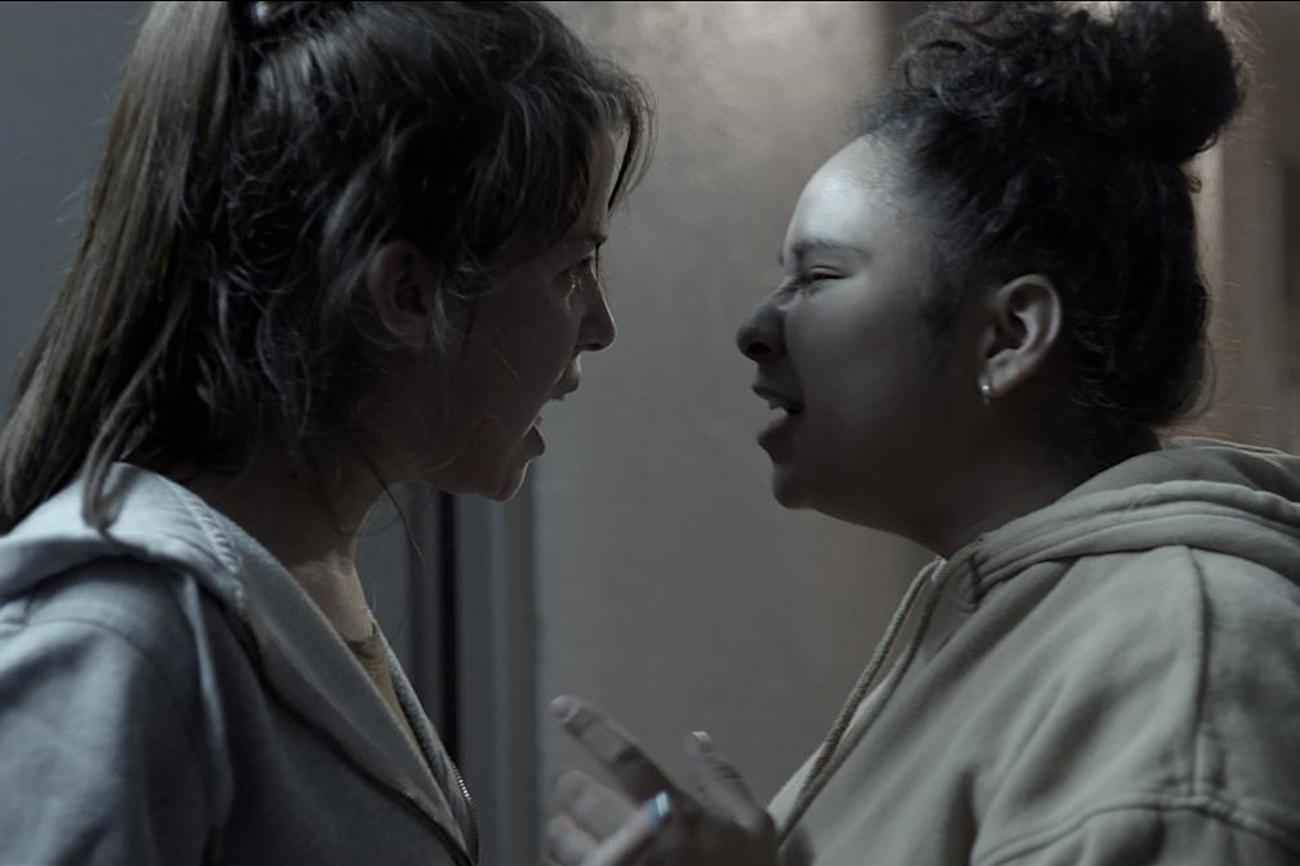 Erzieherin (l.) und Heimbewohnerin geraten in «La Mif» aneinander.