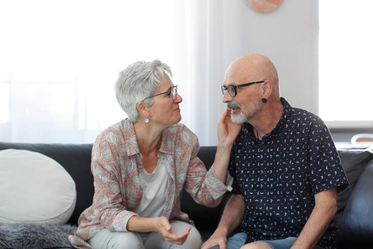 Eva und Max Hartmann: Die Krankheit hat sie näher zusammengebracht.