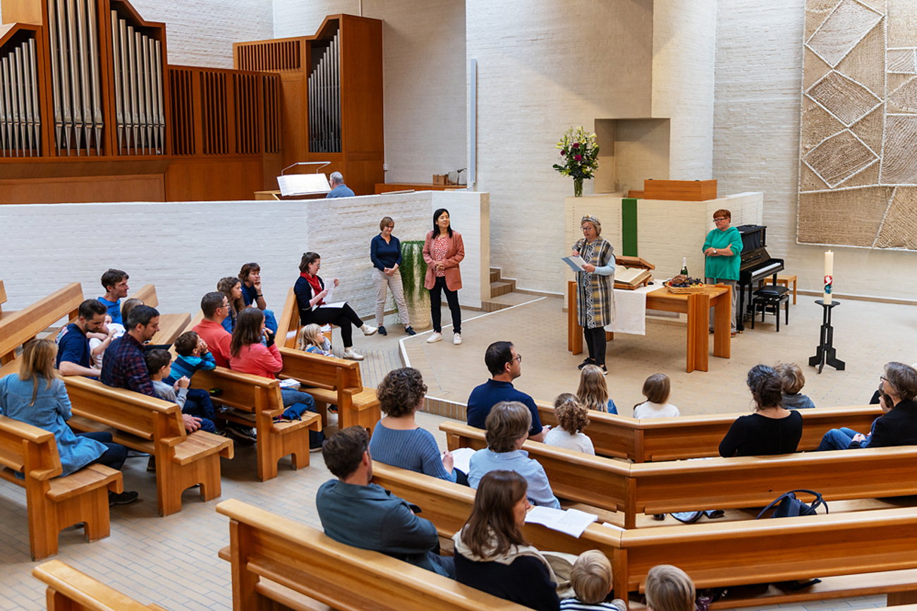 «Gemeinsames Erproben von Glauben»: Bei der Kirche Kunterbunt erleben die Familien alles gemeinsam. | Foto: zvg