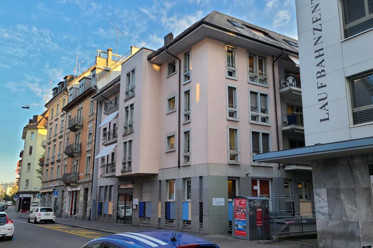 Das Akutspital Sune-Egge an der Konradstrasse im Zürcher Kreis 5.