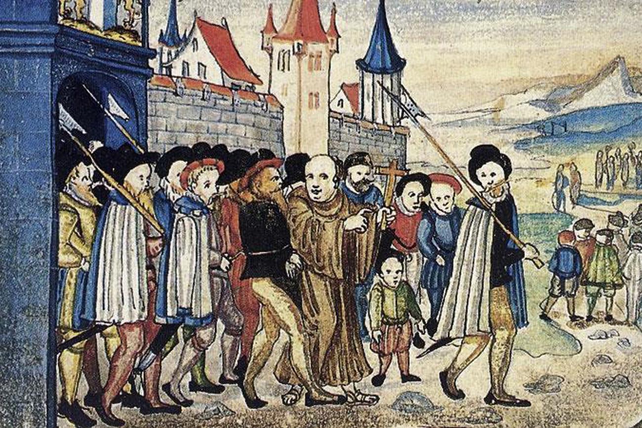 Keine Gnade in Luzern: Hinrichtung des Zürcher Bilderstürmers Klaus Hottinger im Jahr 1524.