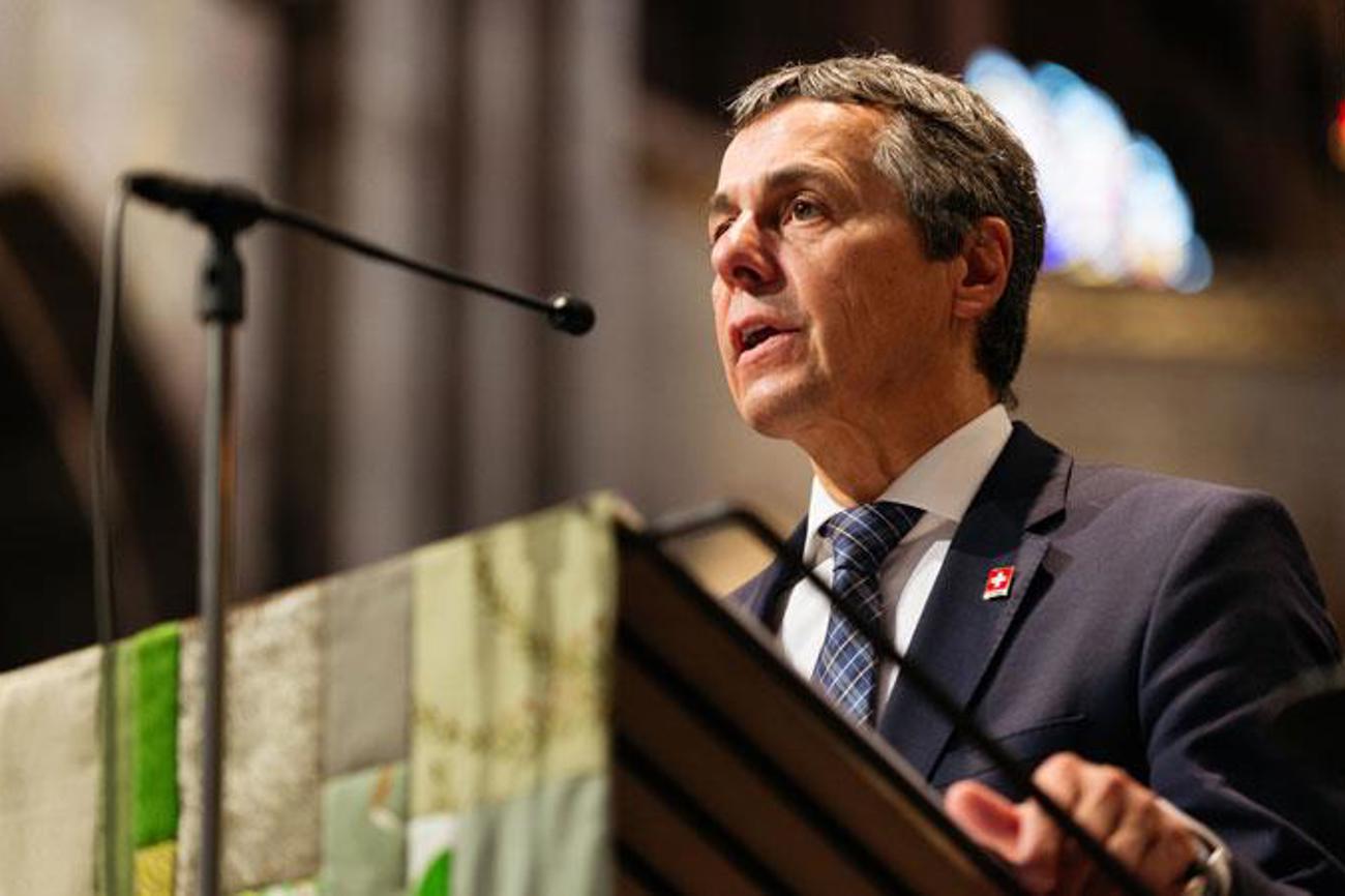 Bundesrat Ignazio Cassis überbrachte die Grussbotschaft der Landesregierung.|SEK/Oliver Hochstrasser