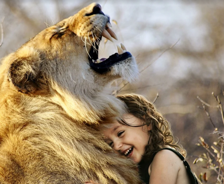 Zusammen lachen macht Spass