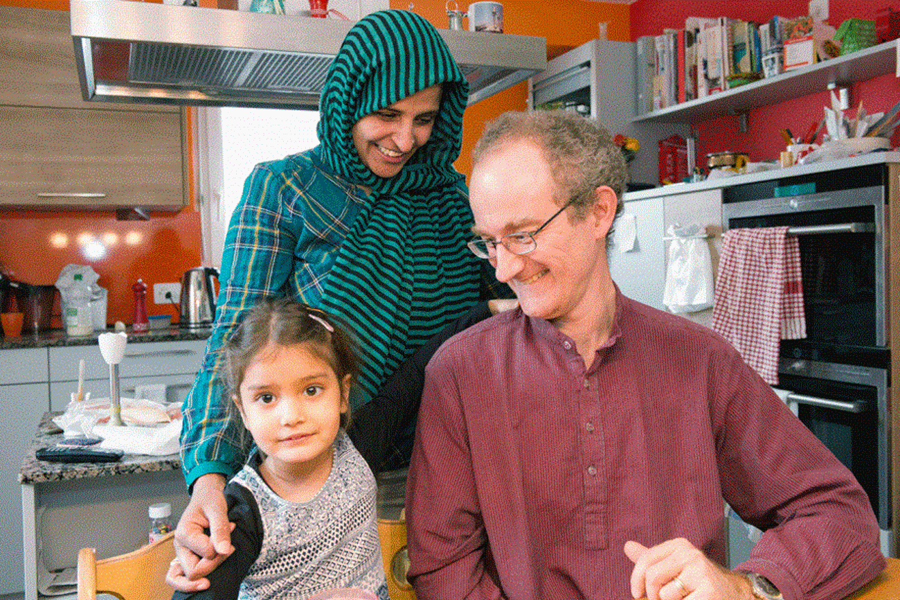 Bushra: «Es soll ein Platz im Herzen entstehen, wo Friede leben kann.»