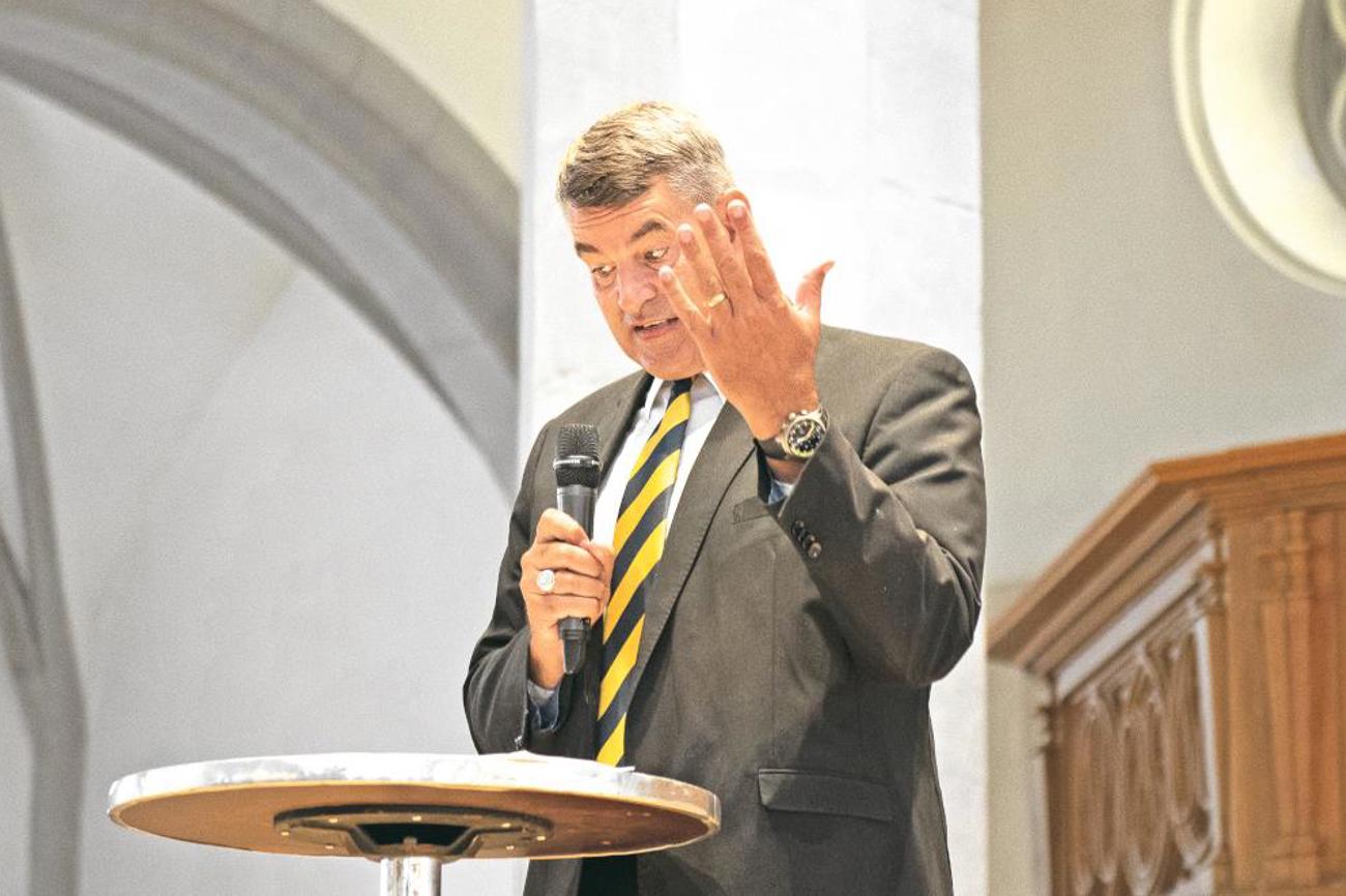 Regierungsrat Christian Amsler: «Hoffnung darf man immer haben, denn Hoffnung stirbt zuletzt.» | Peter Leutert