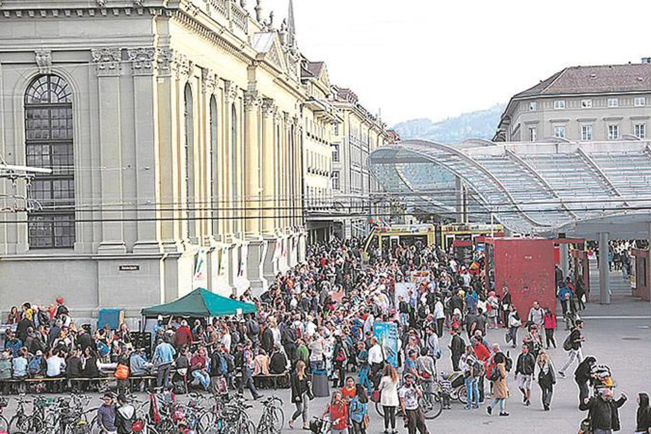 Nachahmenswert: Foodsave-Bankett in Bern.