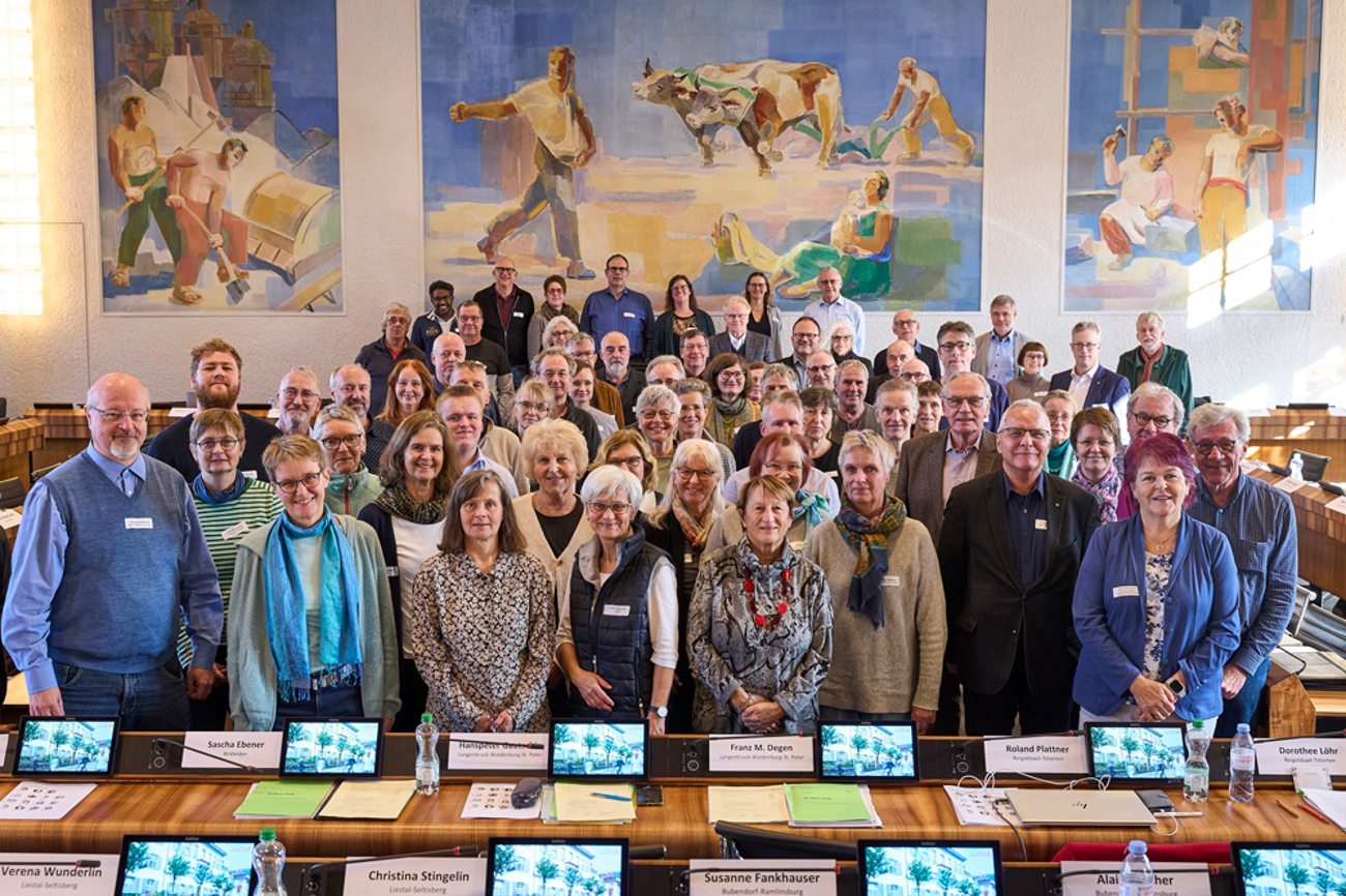 Gruppenbild der Synodalen in Liestal. | Foto: Roland Schmid
