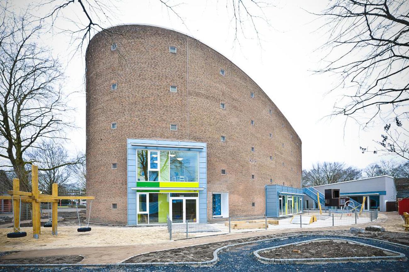 Kirche St. Sebastian in Münster: Der Kirchenbau aus den 1960er-Jahren ist nun eine Kindertagesstätte. | Markus Hauschild