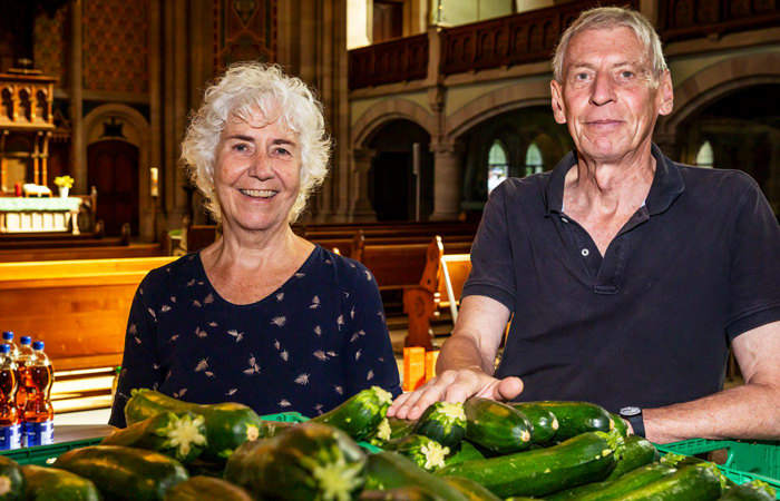 Wenn der Wocheneinkauf in der Kirche stattfindet
