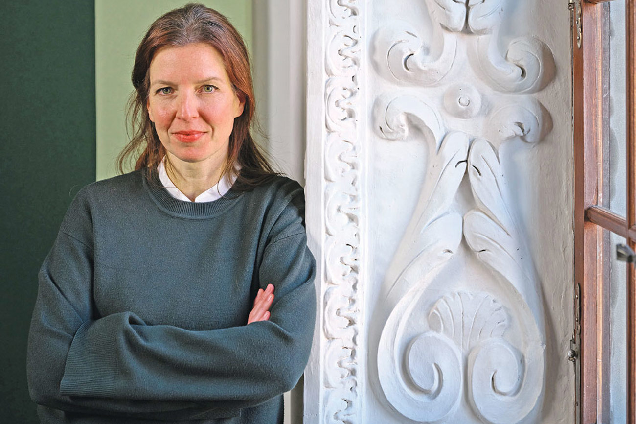 Stefanie Pfister kümmert sich bei der Dargebotenen Hand um die, die für andere da sind. | Foto: Emanuel Ammon